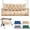 Light Khaki, variant on Porch Swing Cushions 60 Inch,Waterproof Patio 2 3 Seater Replacement for Outdoor Furniture with Backrest&Strap,Thick 4" Swing Seat Cushion for Loveseat Garden Glider Bench Lawn Backyard,Dark Blue