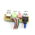thumbnail image 2 of POINTERTECK 70cm Front Case Panel USB3.0+USB2.0 High Clarity Audio Jack Ports I/O Board Internal Cable, 2 of 5