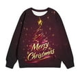 thumbnail image 5 of DxhmoneyHX Kids Clothes Fall Winter Fashion Christmas Sweatshirts Going Out Tops Xmas Tree Long Sleeve Graphic Tees Festival Outfits Size 5 Years, 5 of 6