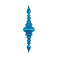 thumbnail image 1 of Vickerman M183812 41 in. Turquoise Shiny Finial Ornament, 1 of 2