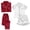 White1, variant on Gkeoshab Pajamas for Women Set Nightgowns for Women Satin Pyjamas Women's Short 4 Piece Pyjamas Short Sleeve Sleepwear And Shorts Set Women Sets Leisure Suit Loungewear Nightshirt