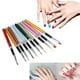 thumbnail image 4 of Juego profesional de 10 pinceles para esmalte de uñas - Brochas de nail art en nylon para gel UV y decoración de uñas - Incluye pincel redondo, delineador y difuminador - Ideal para manicura, 4 of 5