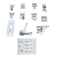 thumbnail image 2 of Zipper Presser Feet, Easy Installation Sewing Machine Presser Foot Set 11pcs Stainless Steel  for 505A, 2 of 8