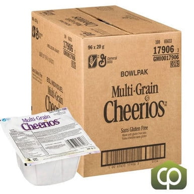 General Mills Céréales Cheerio Multigrains 20g (96/caisse) - 4,23 lbs