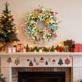 thumbnail image 4 of Spring Easter Wreath with Eggs – 18 Inch Artificial Spring Floral Wreath for Front Door, Wall, Window, Home and Party Decor, 4 of 6
