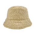 thumbnail image 1 of Sombrero de pescador de invierno para mujer Sombreros cloche Abrigados de lana sintética Gorra de pescador para exteriores Sombrero de pescador térmico y resistente al viento de color liso para mujer, 1 of 8