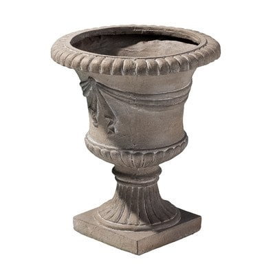 Zeus Novelty Urn Planter Color: Antique Green by NFusion