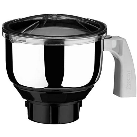 Preethi MG 509 Medium Mixer Jar for Eco Twin, Eco Plus/Chef Pro and Blue Leaf, 1-Liter, Silver