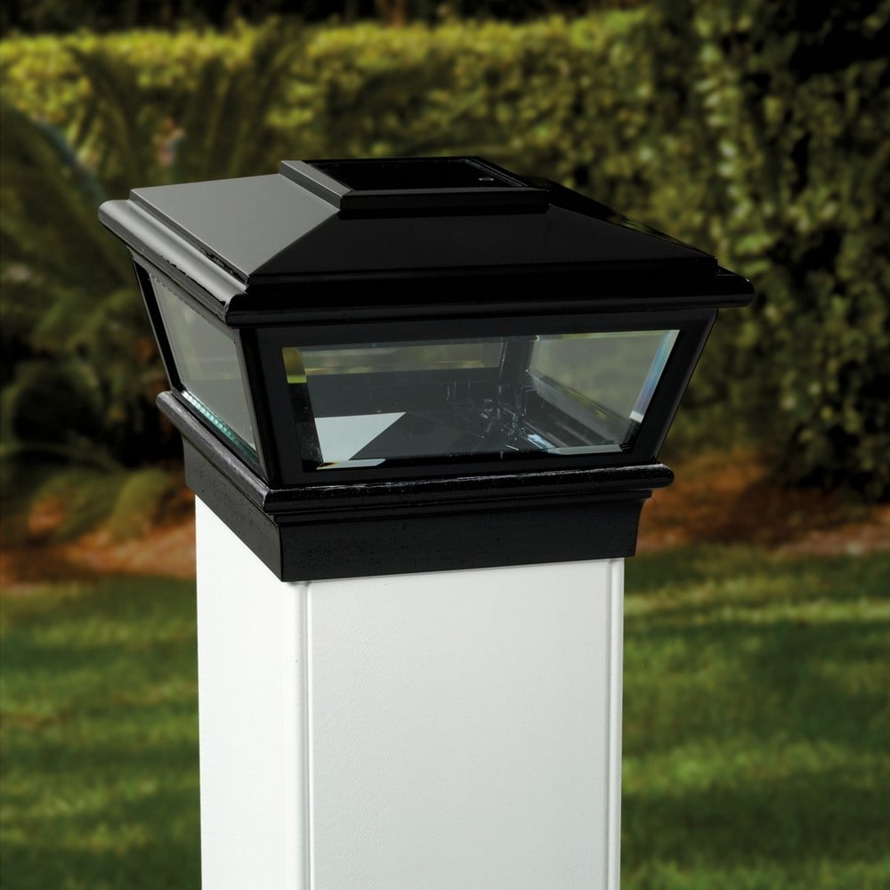 Deckorators 4x4 Black VersaCap Solar Post Cap