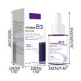 thumbnail image 3 of Solución de suero de vitamina B3. Corrector de opacidad con melamina resistente al envejecimiento. Se utiliza para corregir el cambio de color de las manchas solares y seniles. Suero de 30 ml., 3 of 4