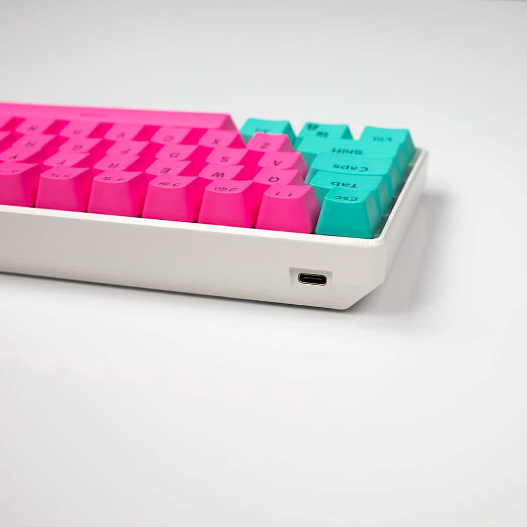 GK61xs Bluetooth RGB Keyboard Kit with Hotswap PCB | Double spacebar attachment