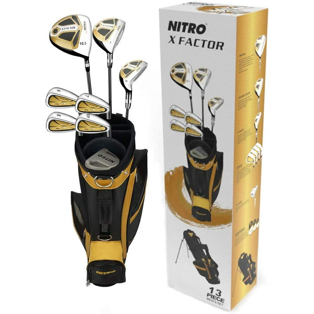 Nitro Golf X Factor Golf Set Men's, Left Hand