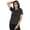 Heather Dark Gray, variant on Short Sleeve Round Neck T-Shirts For Women Casual Summer Tee Top