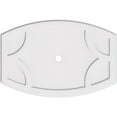 thumbnail image 1 of Ekena Millwork CMP38X25KY-02000 2 in. ID x 20.5 in. Rectangle Kailey Architectural Grade PVC Contemporary Ceiling Medallion, 1 of 1