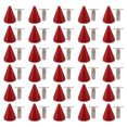 thumbnail image 1 of Red Metal Coneshaped Decorative Rivets for DIY Projects and Fashion Accessories 50pcs, 1 of 8