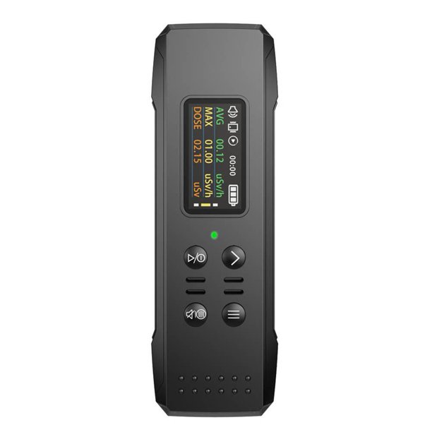 Contador Geiger Detector de radiación nuclear Dosímetro beta gamma (negro)