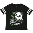 thumbnail image 3 of Inktastic My Grampy Loves Me- cute panda Boys or Girls Toddler T-Shirt, 3 of 5