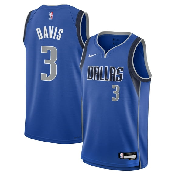 Youth Nike Anthony Davis Blue Dallas Mavericks Swingman Jersey - Icon Edition