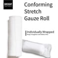 thumbnail image 4 of PinesC Gauze Rolls - Confirming Stretch Bandage Rolls - 12 Rolls Individually Wrapped - Bandage Wrapping for Dressing All Types of Wounds (3 inches) 3 Inch, 4 of 5