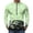 Light Green, variant on Dragon Print Quarter Zip Pullover for Men, Long Sleeve Athletic Jersey with Breathable Quick Dry Fabric - Slim Fit Cool Motorcycle Cycling Workout Tops Red M