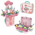 thumbnail image 1 of Dyfzdhu Interactive Parent Child Pretend Toys Kitchen Doctor Tools Dressing Table Suitcase Inspiring Imaginative Role Playing Quality Set for Family Bonding Entertainment, 1 of 9