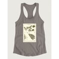 thumbnail image 3 of Fern Classification Iv Racerback Tank Women -Denis Diderot Designs, Female x-Large, 3 of 4