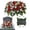 A1_Red 19.68x13.77in, variant on Artificial Cemetery Grave Flowers,Blue Silk Rose Memorial Flowers,Headstone Flower Saddle,Non Bleed Uv Resistant,Realistic Flower Structure,Easy Installation,Outdoor Grave Headstone Ornament