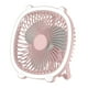 thumbnail image 4 of Ventiladores de escritorio, ventilador de refrigeración de sobremesa o mini ventilador colgante con gancho de escritorio personal Rosa, 4 of 9
