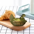 thumbnail image 6 of Chicken Kitchen Decor Candy Dish With Lid Hen On Nest, Glass Vintage Rooster Candy Jar, Rural Farmhouse Style Candy Bowl for Home Kitchen Decor & Gift Giving, 6 of 6