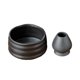 thumbnail image 1 of Cuencos japoneses para matcha con soporte para batidor Cuenco retro de cerámica para mezclar matcha de cerámica Negro, 1 of 6