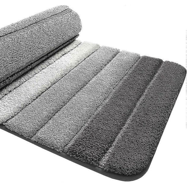 Non-slip Bath Mat, Extra Soft Bathroom Rug, Machine Washable, Water Absorbent, 40 X 60 Cm, Gray
