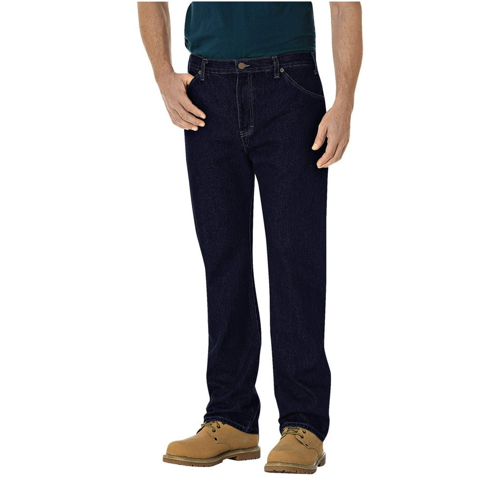 Dickies Dickies Mens and Big Mens Regular Straight Fit 6Pocket Denim