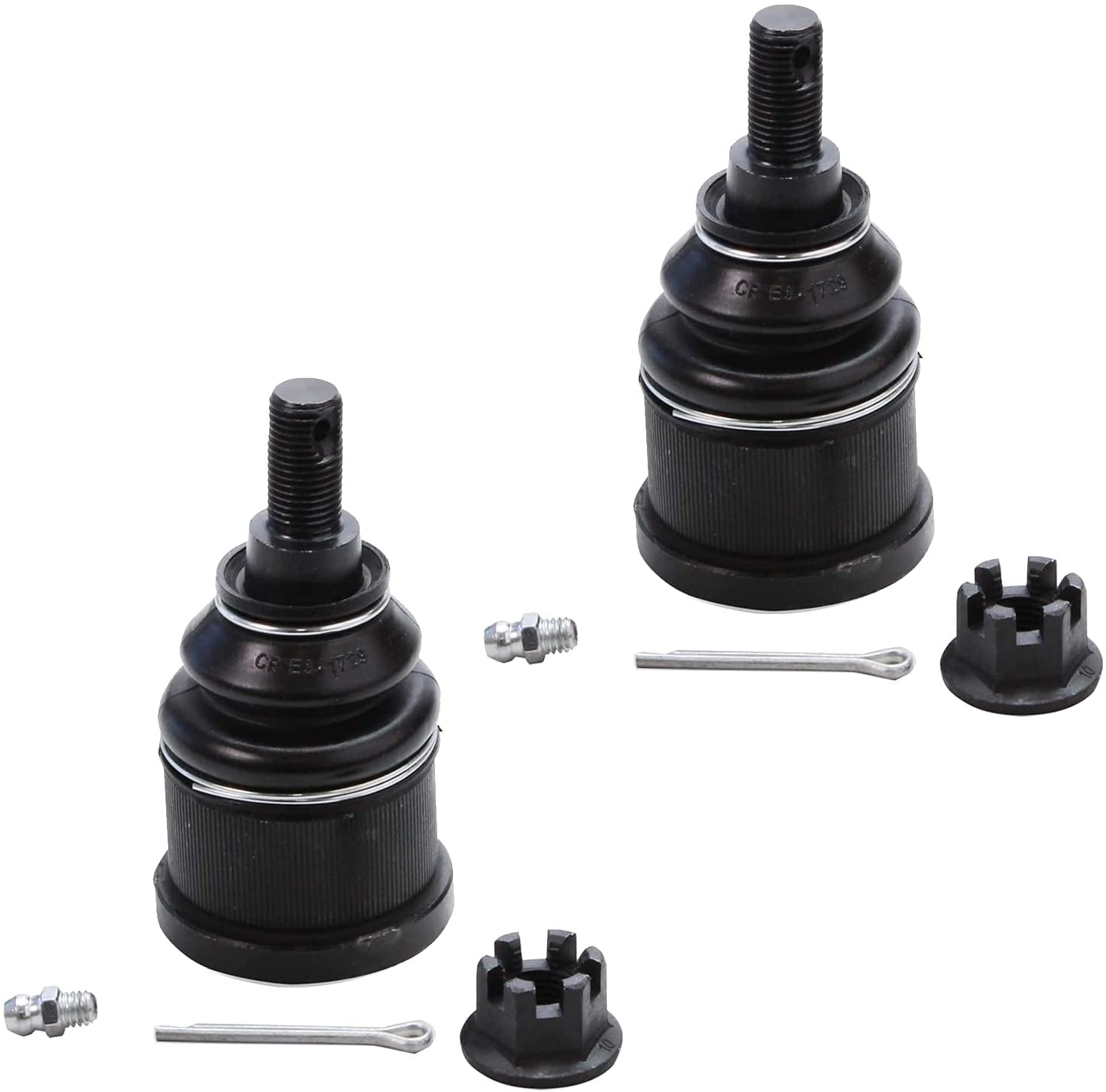 Detroit Axle - Front 4pc Control Arms Kit for 03-07 Honda Accord, 2004-2008 Acura TSX 2 Lower Control Arms 2 Ball Joints 2005 2006 Replacement