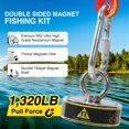 thumbnail image 2 of Kit de pesca Magnet Platinum Online Products, 600 kg de neodimio, 2 of 6