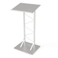 thumbnail image 4 of FixtureDisplays® 25" Single Truss Podium for Floor, Steel - Silver 19627 19627 Free Shipping!, 4 of 7