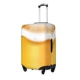 thumbnail image 2 of Daiia Golden Beer Luggage Cover, Thickened Washable Travel Luggage Covers, Elastic Unique Baggage Covers for 18-20 inch Luggage-Small, 2 of 9