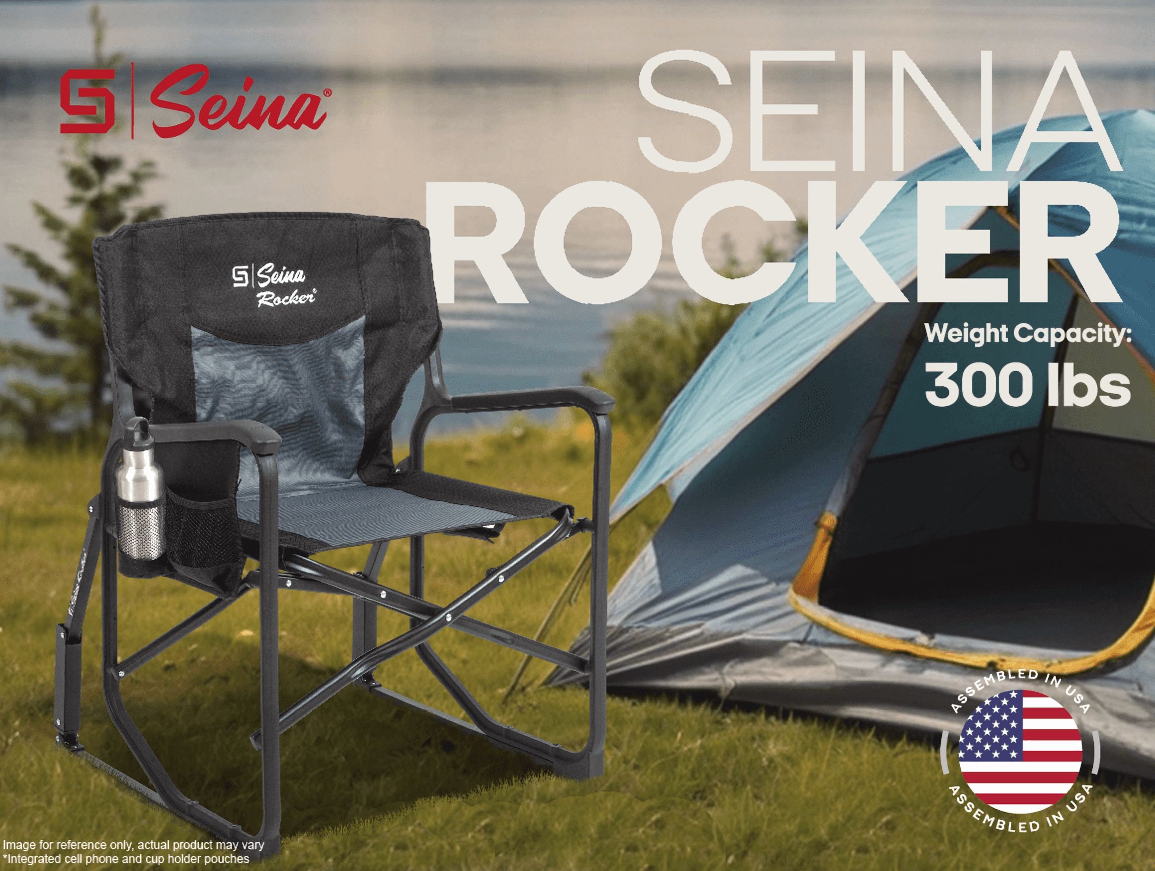 Seina Outdoor Folding Rocking Chair photo 3