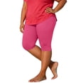 thumbnail image 2 of Noric Women's Plus Size Workout Shorts Tummy Control Compression Scallop Hem Athletic Yoga Shorts for Summer, 2 of 6