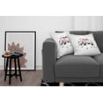 thumbnail image 3 of Ambesonne Love Throw Pillow Cover 2 Pack, Just Married Cartoon Car, 24", Pink White, 3 of 5