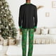 thumbnail image 5 of Camisa de invierno familiar Pantalones superiores Cuello redondo Dinosaurio Impreso Traje diario de corte holgado FLhrweasw Nuevo, 5 of 7
