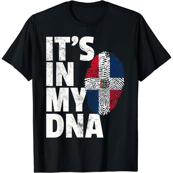 IT'S IN MY DNA Dominican Republic Flag Official Pride Gift T-Shirt