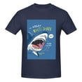 thumbnail image 4 of Bingfone Great White Shark Men'S Loose Fit Short-Sleeve Pocket T-Shirt, 4 of 7