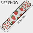 thumbnail image 3 of Yayeee Double Oven Mitt Kitchen Heat Resistant Baking 35" x7" Quilted Glove, Strawberry, 3 of 6