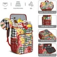 thumbnail image 5 of Floral Exotic Soft Cooler Bag Leakproof 26 Cans Capacity for Summer Travel Picnic with Vibrant Hibiscus Print, 5 of 6