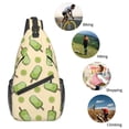 thumbnail image 5 of Lsque Kiwi Ice Cream Pattern Cross Chest Bag Diagonally – Premium Durable Front Chest Sling with Adjustable Padded Strap, High-Capacity Storage, 5 of 8
