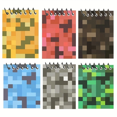 thumbnail image 1 of 6Pcs Mini Pixel Spiral Notepads Writing Pads Office School Supplies, 1 of 7