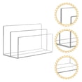 thumbnail image 3 of File Organizer 2-slot Acrylic Organizer File Folder Organizer Rack For Desk, 3 of 9
