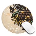 thumbnail image 2 of Disketp Bees And Apiary Small Mouse Pad 7.9x7.9 Inches,Washable Round Mousepad For Office Laptop Computer,Non-Slip Rubber Base Mouse Pads For Wireless Mouse, 2 of 9