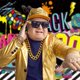 thumbnail image 2 of Kit de disfraz de Hip Hop para hombre, accesorios de rapero, disfraz de Hippie Se, 2 of 5