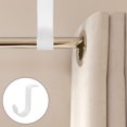 thumbnail image 4 of 3 Pcs Curtain Accessories Clothes Rack Curtain Rod Hangers Curtain Rod Holders Window Curtain Rod Support Home Supplies, 4 of 6